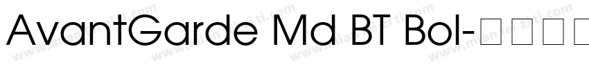 AvantGarde Md BT Bol字体转换